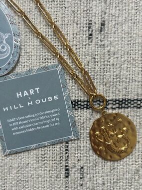 HART Mixed Link Charm Clip Lariat
Necklace with Hill House Mermaid Charm